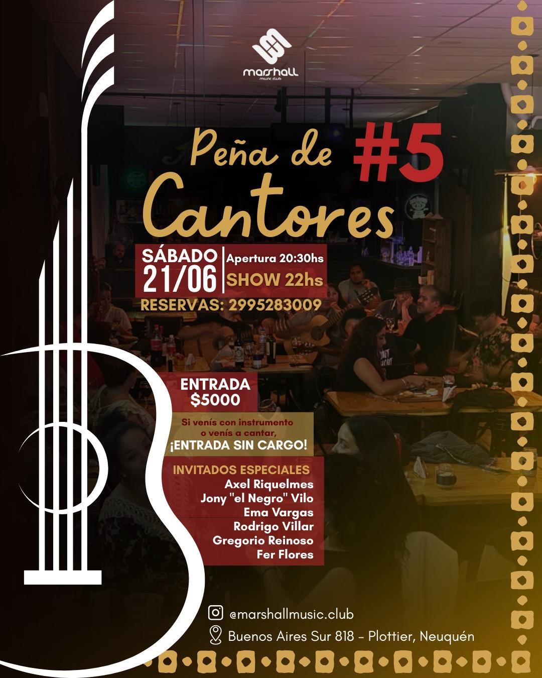 Quinta peña de cantores 