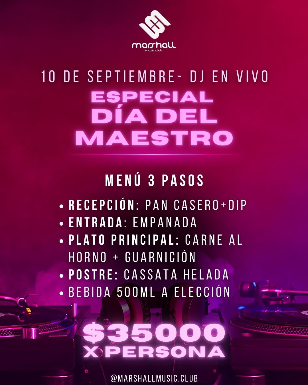 Especial día del maestro