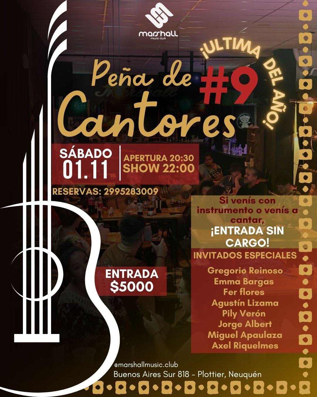 ULTIMA PEÑA DE CANTORES DEL AÑO